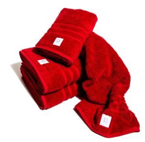 Kosta Linnewäfveri Jasmine Frottéset Röd