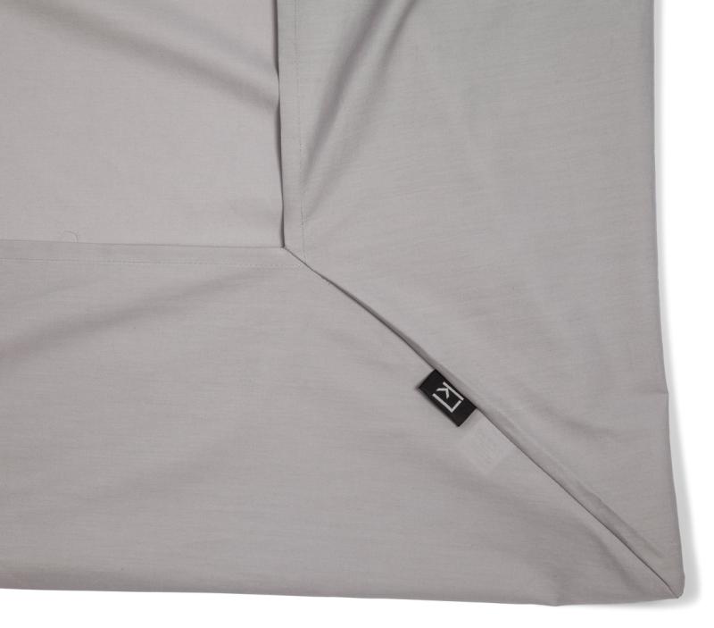 Kosta Linnewäfveri Kuvertlakan Percale Ljusgrå 105x200cm at lavanille