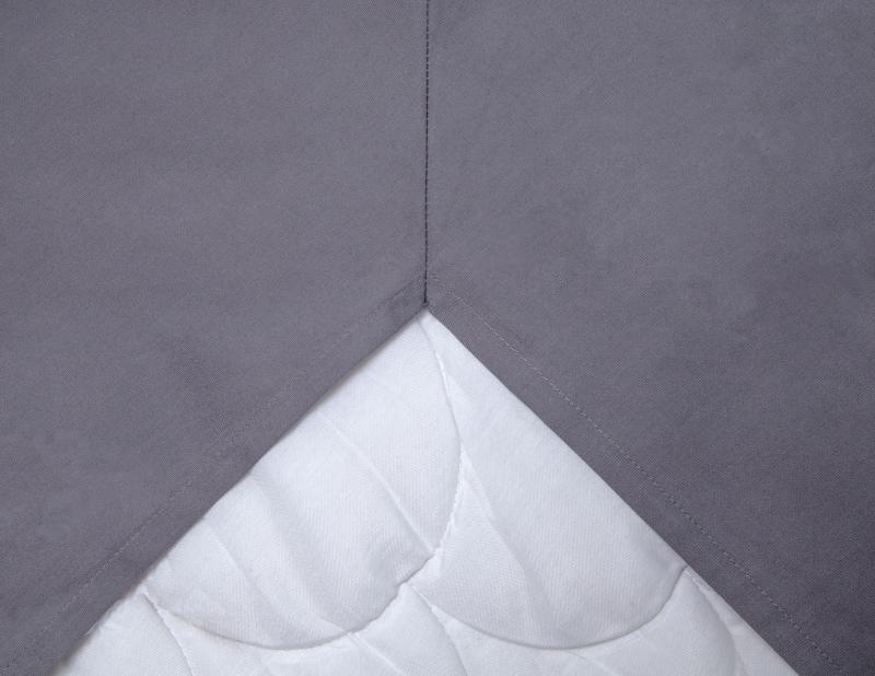 Kosta Linnewäfveri Kuvertlakan Percale Mörkgrå 180x200cm at lavanille