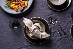 Kosta Linnewäfveri Linneservett Mörkgrå 46x46cm