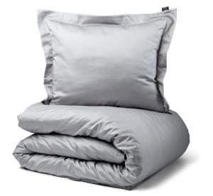 Kosta Linnewäfveri Manchester Satin Örngott Ljusgrå 50x60cm