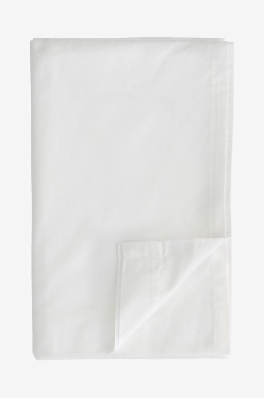 Kosta Linnewäfveri Underlakan Percale Vit 240x260cm at lavanille