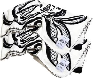 Kosta Linnewäfveri Paradise Fleecepläd Vit 2-Pack