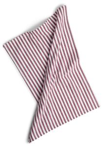 Kosta Linnewäfveri Rand Kökshandduk Vinröd