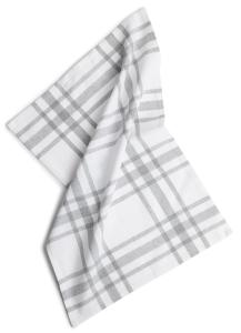 Kosta Linnewäfveri Rutig Kökshandduk Grå