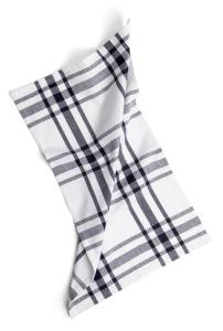 Kosta Linnewäfveri Rutig Kökshandduk Marinblå