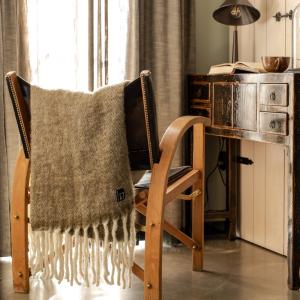 Kosta Linnewäfveri Ullpläd Beige 130x170cm