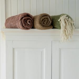 Kosta Linnewäfveri Ullpläd Beige 130x170cm