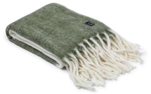 Kosta Linnewäfveri Ullpläd Grön 130x170cm