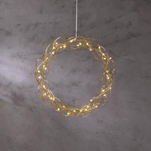 Krans Curly Mässing 30cm 40L Star Trading