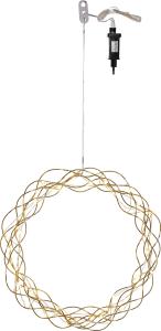 Krans Curly Mässing 30cm 40L Star Trading