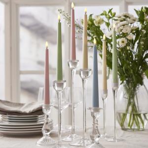 Kronljus LED Blå 2-Pack Star Trading Flamme Candy 26cm