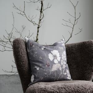 Kuddfodral Grå 48x48cm Fondaco Sabine