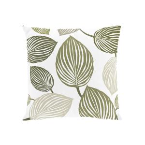 Kuddfodral Arvidssons Textil Lyckans Blad Olivgrön 47x47cm