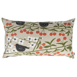 Kuddfodral Avlång Körsbärsträdgården 40x70cm Beige Almedahls