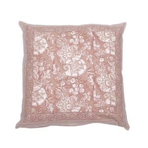 Kuddfodral Blommigt Sonia Rosa 48x48cm Fondaco