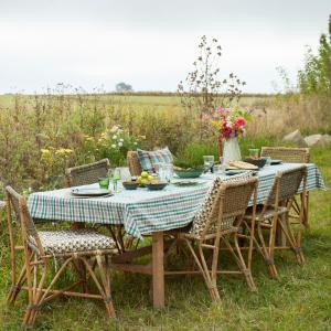 Kuddfodral Brun/Grön Madam Stoltz 50x50cm