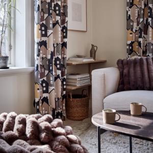 Kuddfodral Fuskpäls Brooklyn Brun 50x50cm Redlunds