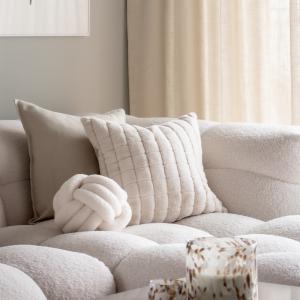 Kuddfodral Cecil Beige 45x45cm Svanefors