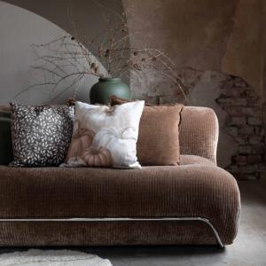 Kuddfodral Fondaco Pumpkin Offwhite 48x48cm