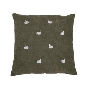 Kuddfodral Fondaco Svan Grön 48x48cm