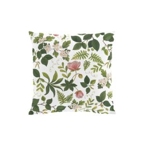 Kuddfodral Grön Arvidssons Textil Blomsterlund 47x47cm