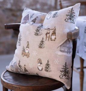 Kuddfodral Harald Brun 48x48cm Fondaco