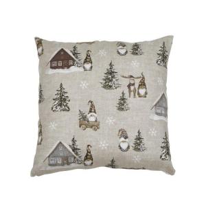 Kuddfodral Harald Brun 48x48cm Fondaco