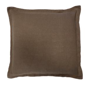Kuddfodral Linne Nina Royal Brun 45x45cm