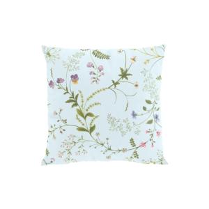 Kuddfodral Ljusblå Arvidssons Textil Blomsteryra 47x47cm