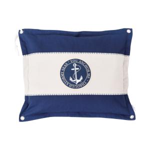 Kuddfodral Lord Nelson Victory Bojardalen Marinblå 50x60cm