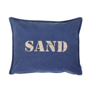 Kuddfodral Lord Nelson Victory Saltsand Marinblå 50x60cm