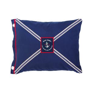 Kuddfodral Lord Nelson Victory Svarsvik Marinblå 50x60cm