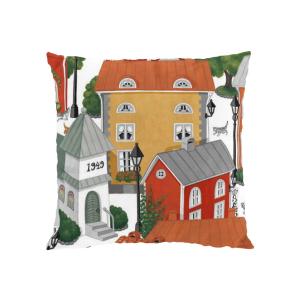 Kuddfodral Lyckeby Blommor Multi 47x47cm Arvidssons Textil