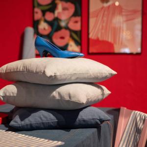 Kuddfodral Marinblå Fondaco Malva 48x48cm