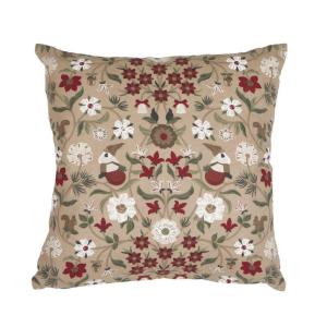 Kuddfodral Röd 45x45cm Julefrid Fondaco