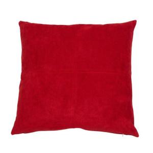 Kuddfodral Mockaimitation Mocki Röd 48x48cm