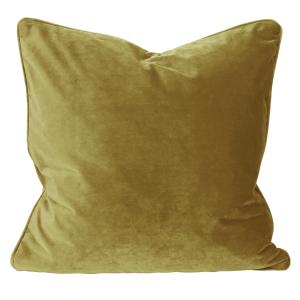 Kuddfodral Sammet Elise 60x60cm Senapsgul Svanefors