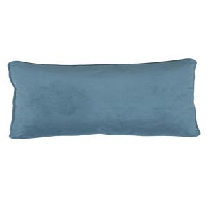 Kuddfodral Sammet Avlång Estelle 35x80cm Denimblå Svanefors