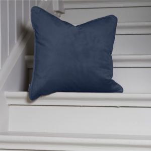 Kuddfodral Sammet Estelle 45x45cm Mörkblå Svanefors