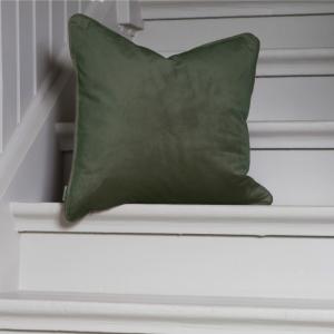 Kuddfodral Sammet Estelle 45x45cm Mossgrön Svanefors