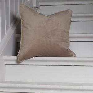 Kuddfodral Sammet Estelle 45x45cm Sand Svanefors