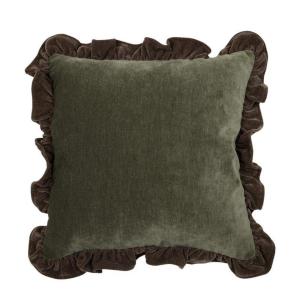 Kuddfodral Sammet Fondaco Selma Grön 45x45cm