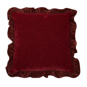 Kuddfodral Sammet Fondaco Selma Röd 45x45cm