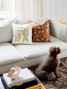 Kuddfodral Morris Beige 45x45cm Svanefors