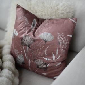 Kuddfodral Sammet Gisela Rost 45x45cm Fondaco