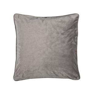 Kuddfodral Sammet Velvet Grå 45x45cm Fondaco
