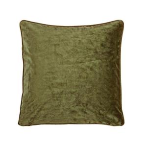 Kuddfodral Sammet Velvet Olivgrön 45x45cm Fondaco