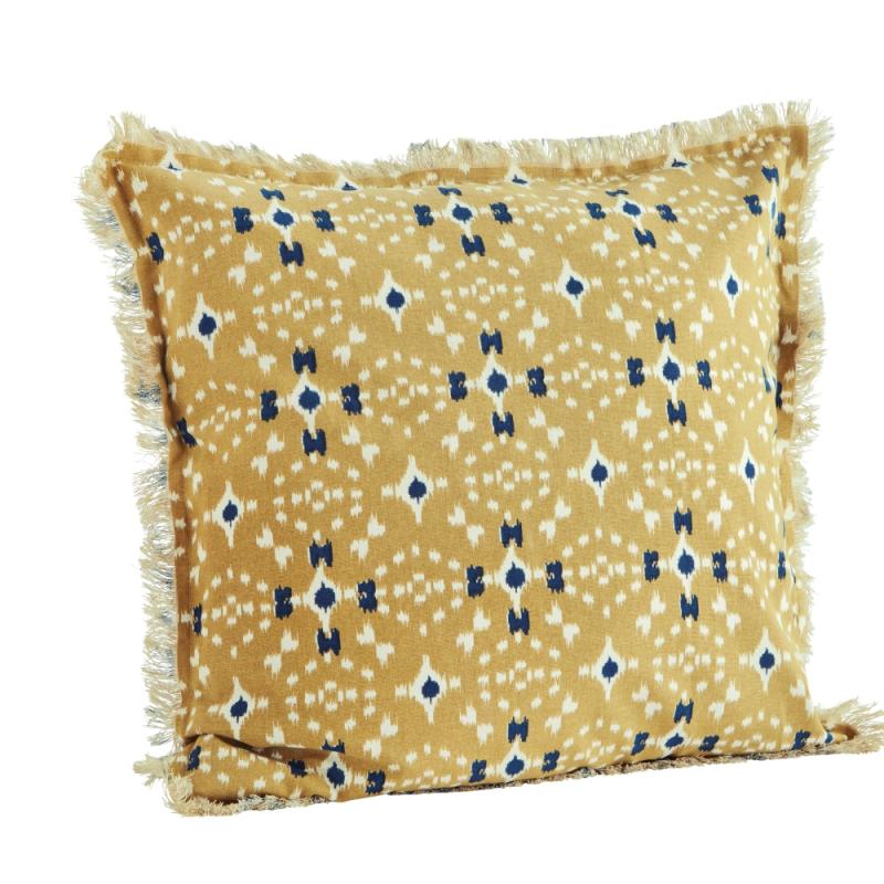 Gult Kuddfodral Madam Stoltz 50x50cm at lavanille
