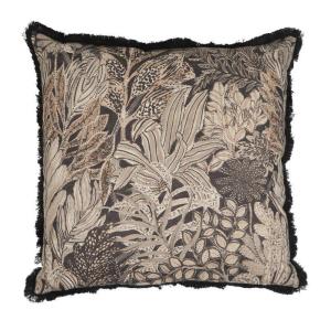 Kuddfodral Svart 47x47cm Fondaco Farah